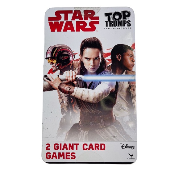 STAR WARS Top Trumps 2  Giant Card Game  In Metal Tin - Picture 1 of 6